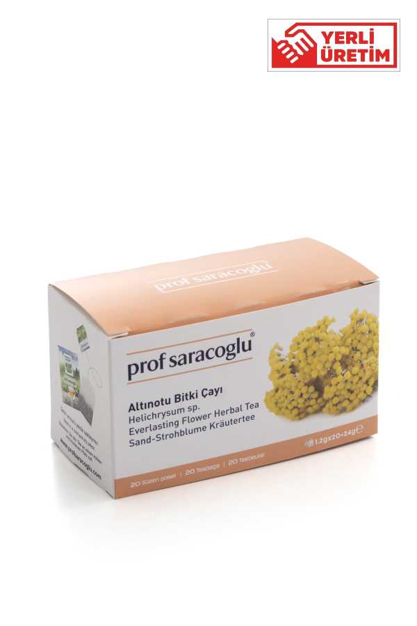 20 كيس فلتر من نبات العصا الذهبية (Helichrysum arenarium)