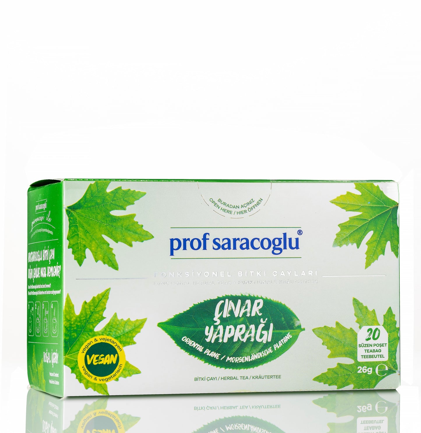 Çınar Yaprağı (Platanus orientalis) 20'li süzen poşet