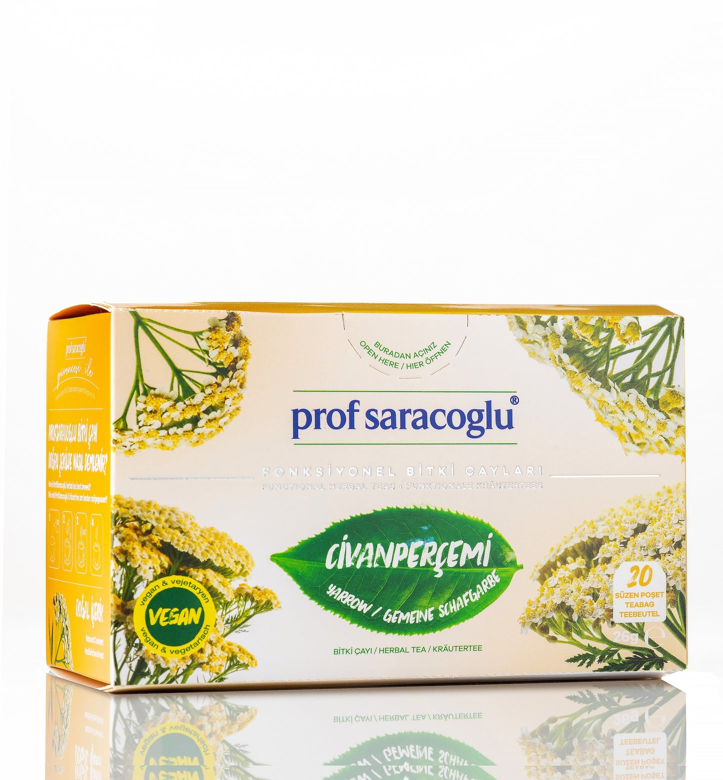 Yarrow (Achille millefolium) 20 filter bags