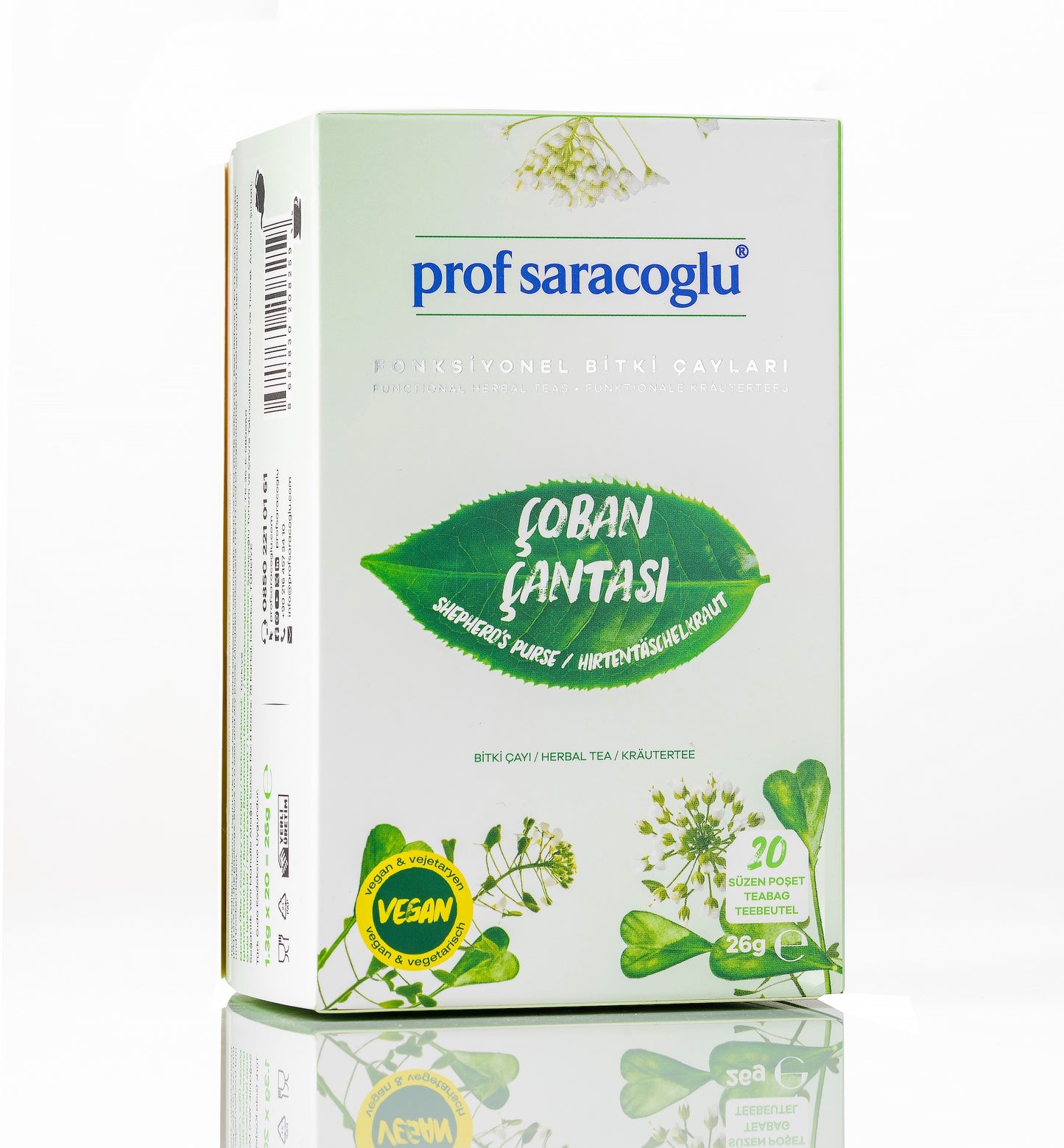 Shepherd's Purse (Capsella bursa-pastoris) 20-pack filter bags