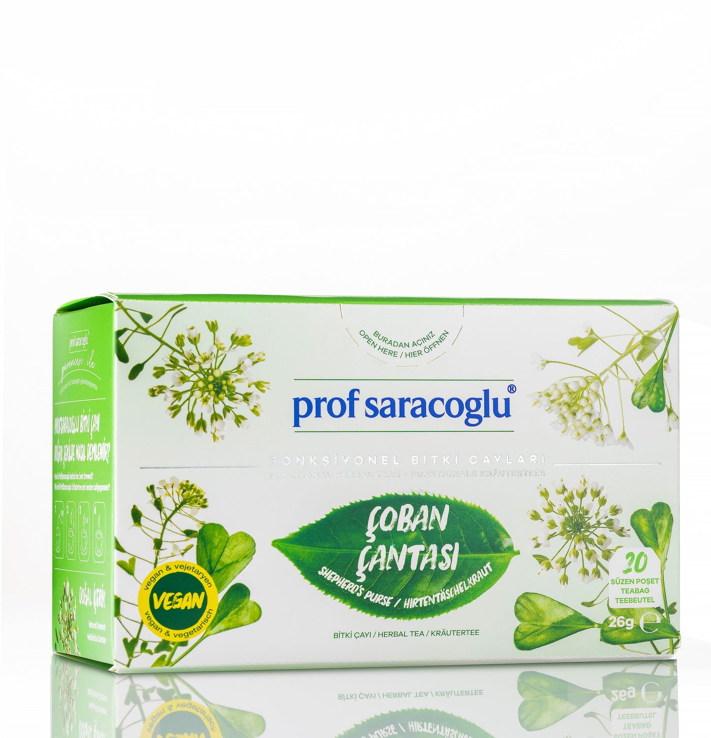 Shepherd's Purse (Capsella bursa-pastoris) 20-pack filter bags