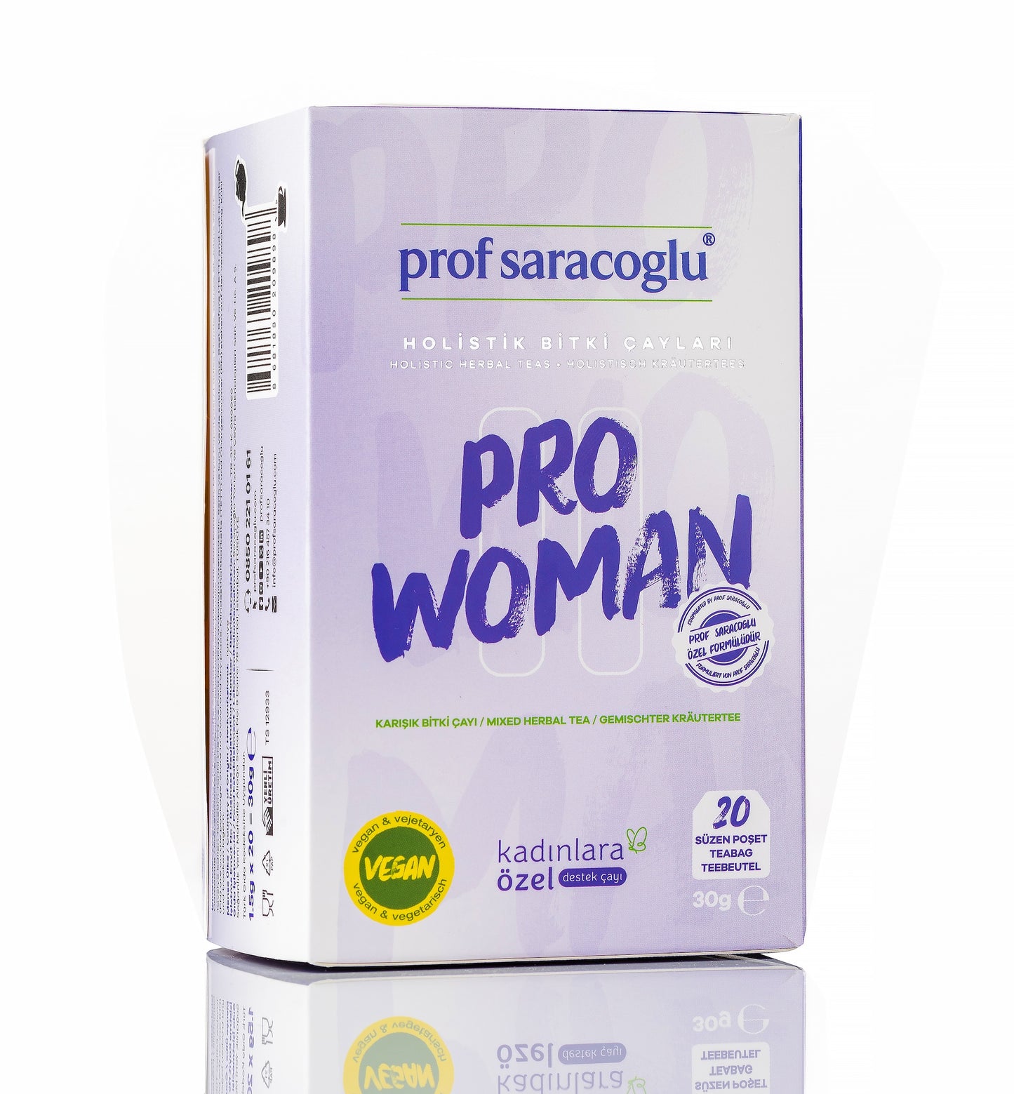 شاي الأعشاب المختلط برو وومان - عبوة من 20 قطعة