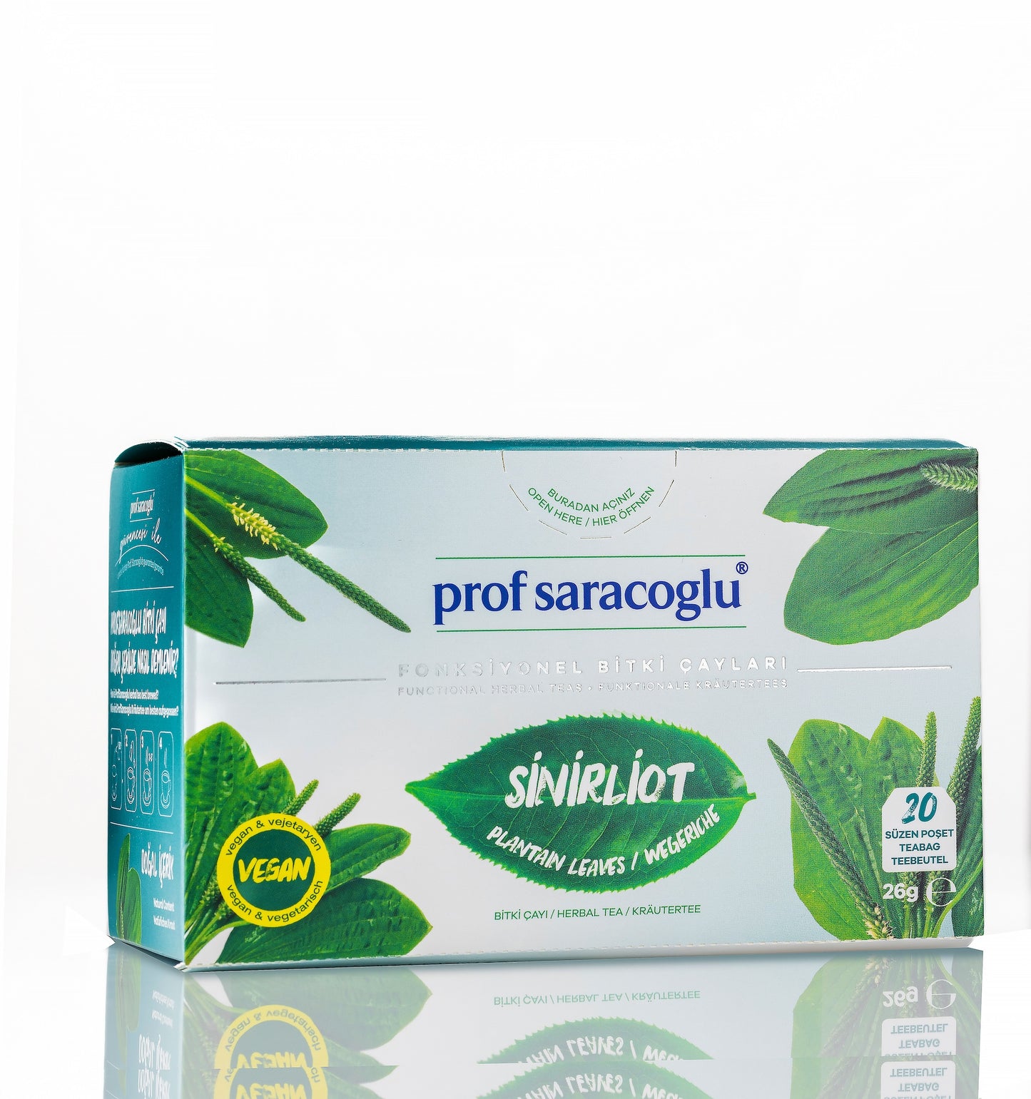 Plantain (Folium plantaginis) 20-pack filtered bags