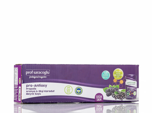 Pro–Antioxy Organik Propolis-Aronya-Ekşi Karadut Shot 300 mL