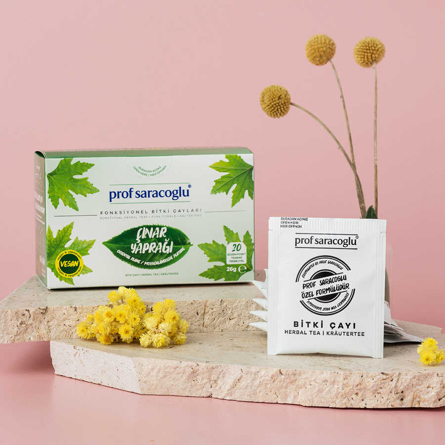 Çınar Yaprağı (Platanus orientalis) 20'li süzen poşet