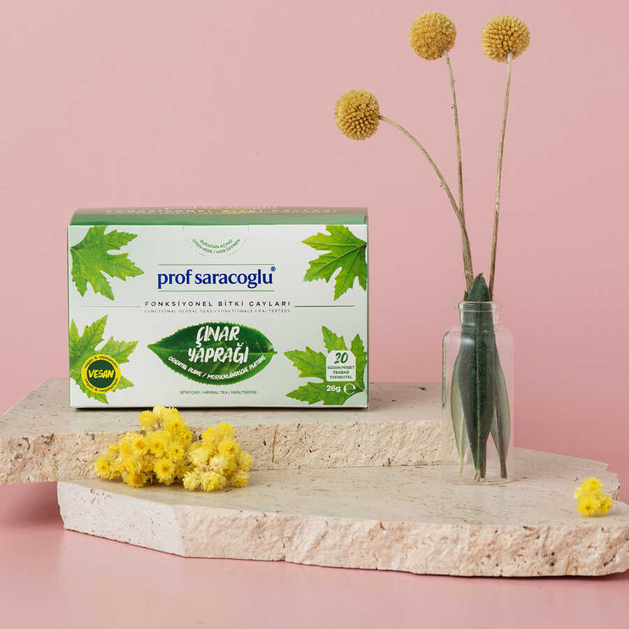 Çınar Yaprağı (Platanus orientalis) 20'li süzen poşet