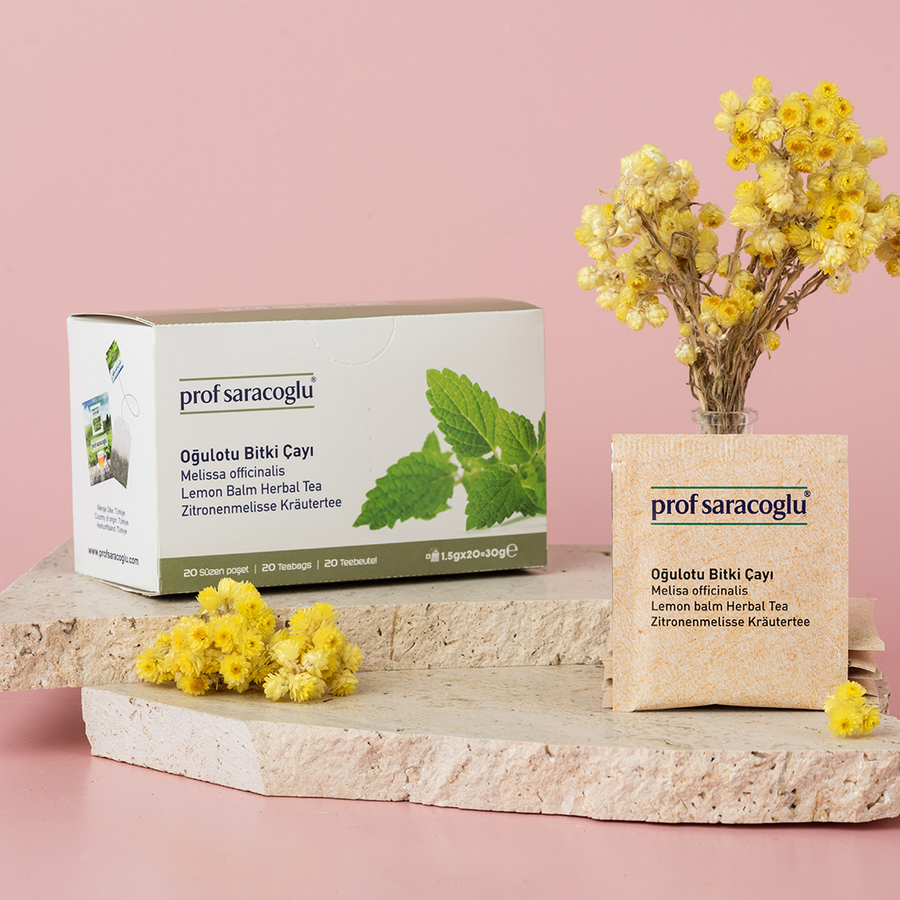 20-pack filtered lemon balm bags