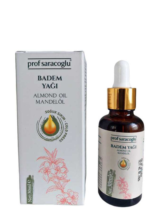 Soğuk Pres Badem Yağı 30 mL.